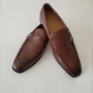 Calvin Klein Men’s Brown Dress Shoes Loafers Size 10.5 & 9.5 .